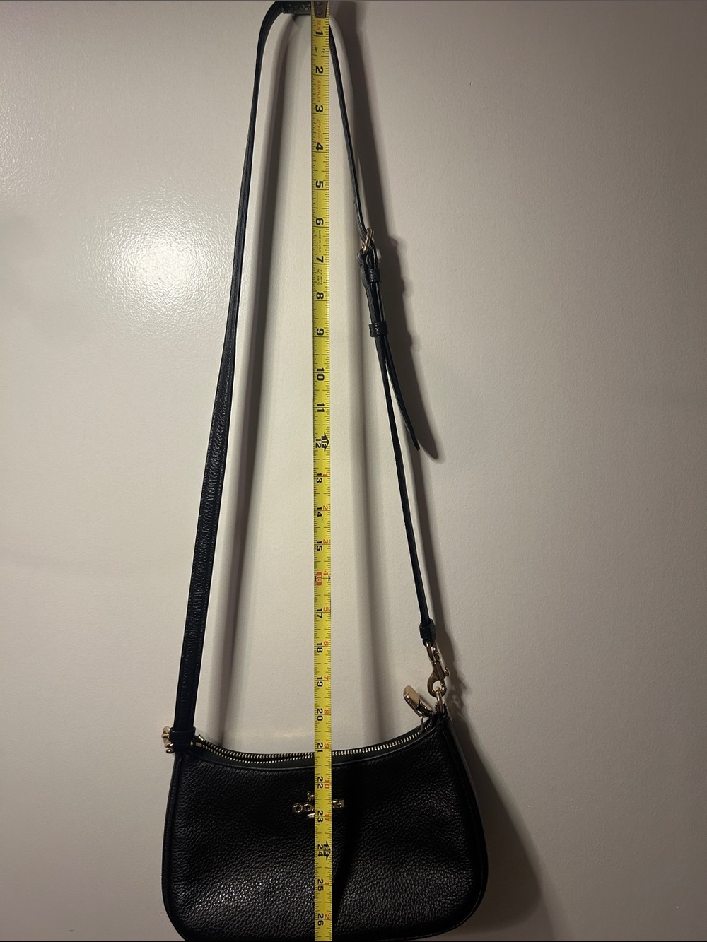 Coach Black leather Teri mini crossbody - Picture 5 of 6